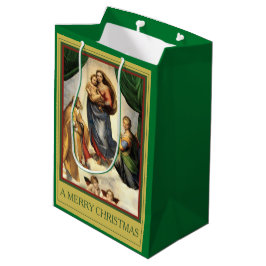 Raphael A MERRY CHRISTMAS Madonna en Christus Chil Medium Cadeauzakje