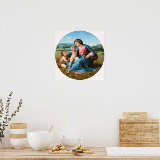 Raphael: Alba Madonna Poster (Keuken)
