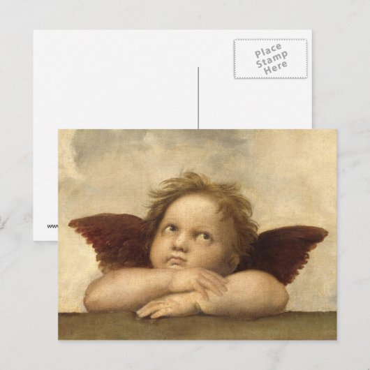 Raphael Angel 2 Briefkaart (Voorkant / Achterkant)