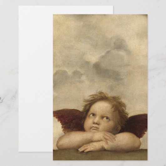 Raphael Angel 2 Briefpapier (Voorkant / Achterkant)