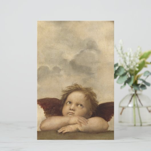 Raphael Angel 2 Briefpapier (Staand voorkant)