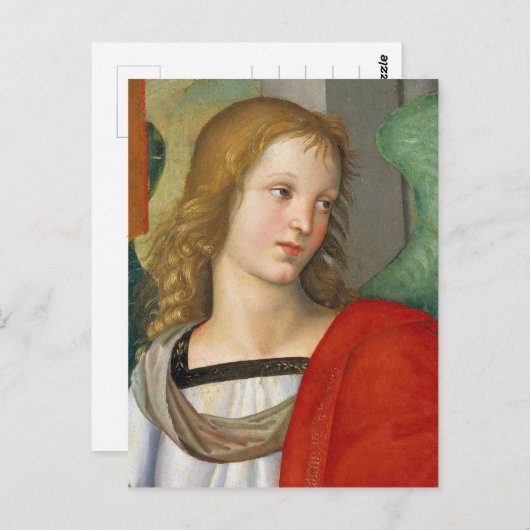 Raphael Angel uit het Baronci-altarstuk CC0840 Briefkaart (Voorkant / Achterkant)