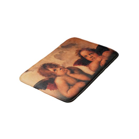 Raphael Angelic Cherub Art Badmat (Gekanteld)