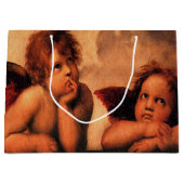 Raphael Angelic Cherub Art Large Cadeautasje (Voorkant)