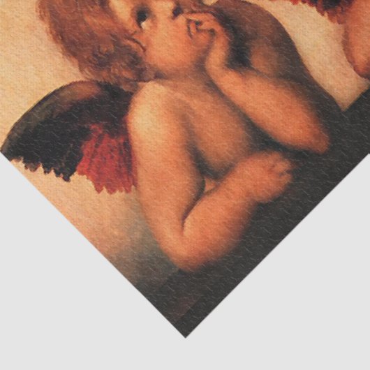 Raphael Angelic Cherub Art Tissuepapier (Detail)