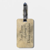 Raphael Angels Bagagelabel (Achterkant verticaal)