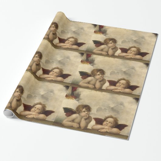 Raphael Angels Cadeaupapier (Uitgerold)