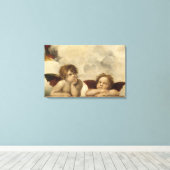 Raphael Angels Canvas Afdruk (Insitu (Houten vloer))