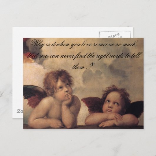 Raphael Angels Postcard Briefkaart (Voorkant / Achterkant)