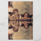 Raphael Angels Stationery Briefpapier (Achterkant)