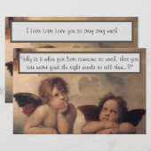 Raphael Angels Stationery Briefpapier (Voorkant / Achterkant)