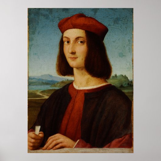 Raphael - anti - portret van Pietro Bembo Poster (Voorkant)