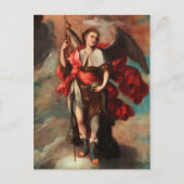 Raphael Archangel door Fray Miguel de Herrera Feestdagenkaart (Voorkant)