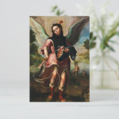 Raphael Archangel door José de Paez Bedankkaart (Staand voorkant)