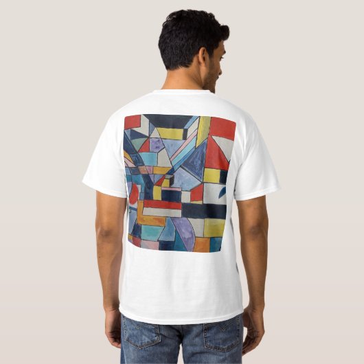 Raphael Canossa Normandië T-shirt suprematist (Achterkant volledig)
