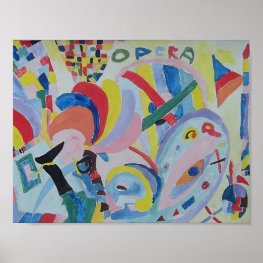 Raphael Canossa Parijse Opera poster (Voorkant)