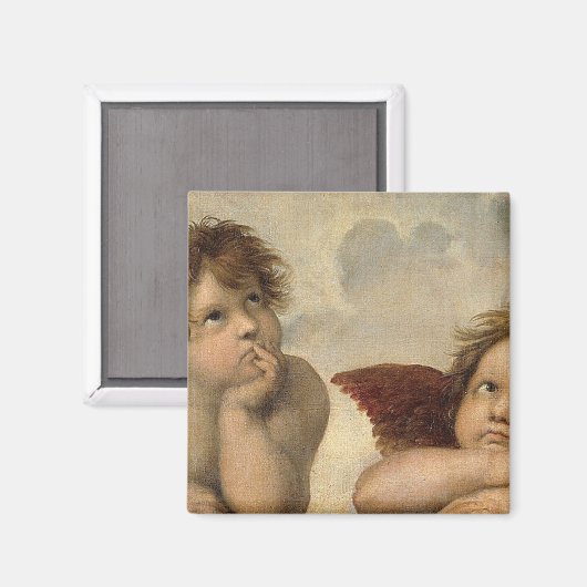 Raphael Cherubs Angels Magneet (Voorkant / Achterkant)