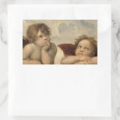 Raphael Cherubs Angels Rechthoekige Sticker (Tas)