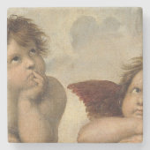 Raphael Cherubs Angels Stenen Onderzetter (Voorkant)