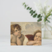 Raphael Cherubs Engelen Briefkaart (Staand voorkant)