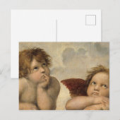 Raphael Cherubs Engelen Briefkaart (Voorkant / Achterkant)