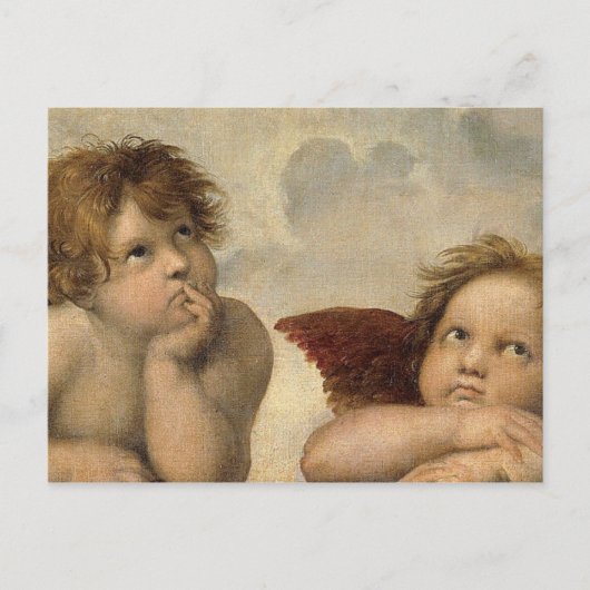 Raphael Cherubs Engelen Briefkaart (Voorkant)