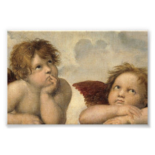 Raphael Cherubs Engelen Foto Afdruk