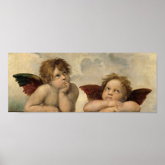 Raphael Cherubs Engelen Poster (Voorkant)