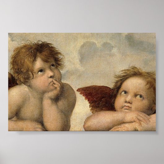Raphael Cherubs Engelen Poster (Voorkant)