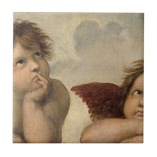 Raphael Cherubs Engelen Tegeltje (Voorkant)
