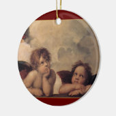 Raphael Cherubs kerstversiering Keramisch Ornament (Links)
