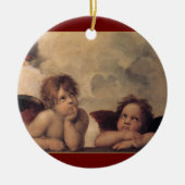 Raphael Cherubs kerstversiering Keramisch Ornament (Voorkant)