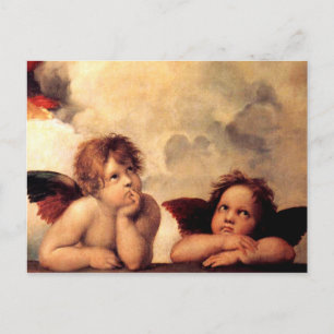 Raphael Cherubs Sistine Madonna Briefkaart