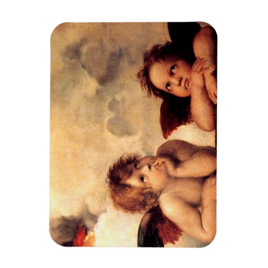 Raphael Cherubs Sistine Madonna Magnet Magneet (Verticaal)