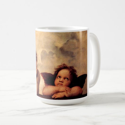 Raphael Cherubs Sistine Madonna Mok (Voorkant rechts)