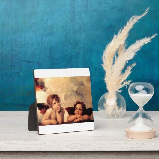 Raphael Cherubs Sistine Madonna Plaque Fotoplaat (Insitu)