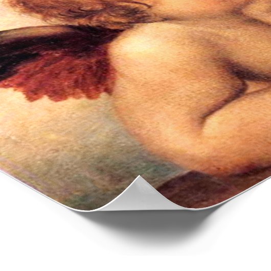 Raphael Cherubs Sistine Madonna Poster (Hoek)