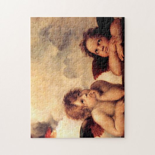 Raphael Cherubs Sistine Madonna Puzzle Legpuzzel (Verticaal)