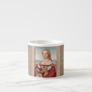 Raphael Dame en de Eenhoorn Klassieke fijne kunst Espresso Kop