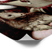 Raphael - Dame met eenhoorn - Raffaello Santi Poster (Hoek)