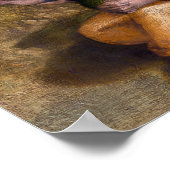 Raphael de Agony in de tuin van Gethsemane Poster (Hoek)