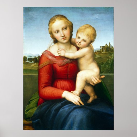 Raphael de kleine Cowper Madonna Poster (Voorkant)