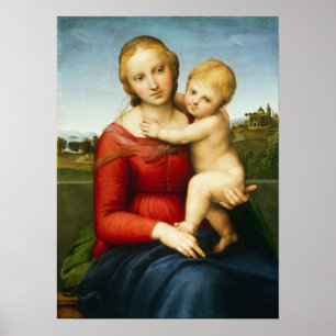 Raphael - De kleine Cowper Madonna Poster