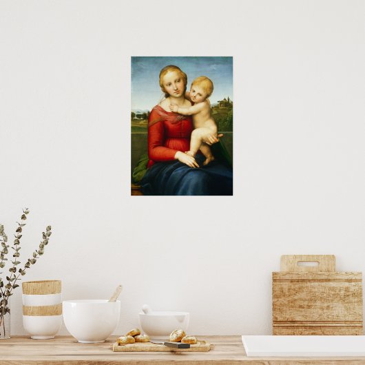Raphael - De kleine Cowper Madonna Poster (Keuken)