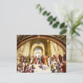 Raphael, De School van Athene (1509) Briefkaart (Staand voorkant)