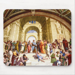 Raphael, De School van Athene (1509) Muismat