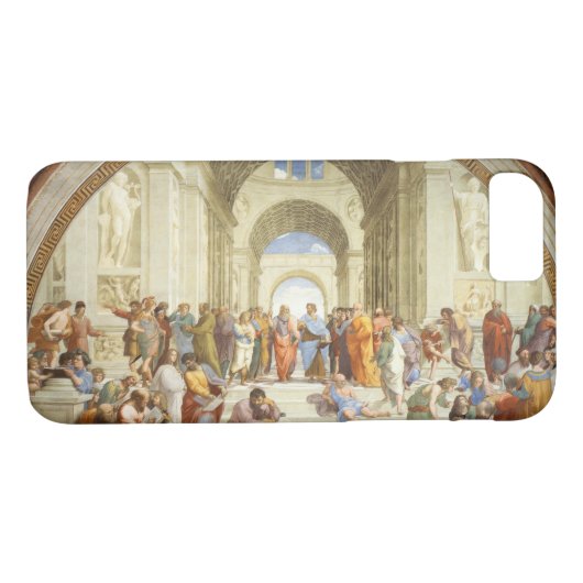 Raphael - De school van Athene 1511 Case-Mate iPhone Case (Achterkant (Horizontaal))