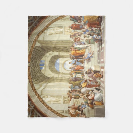 Raphael - De school van Athene 1511 Fleece Deken (Voorkant)