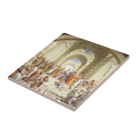 Raphael - de school van Athene 1511 Tegeltje (Zijkant)