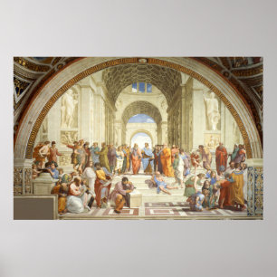 RAPHAEL - De school van Athene 1512 Poster